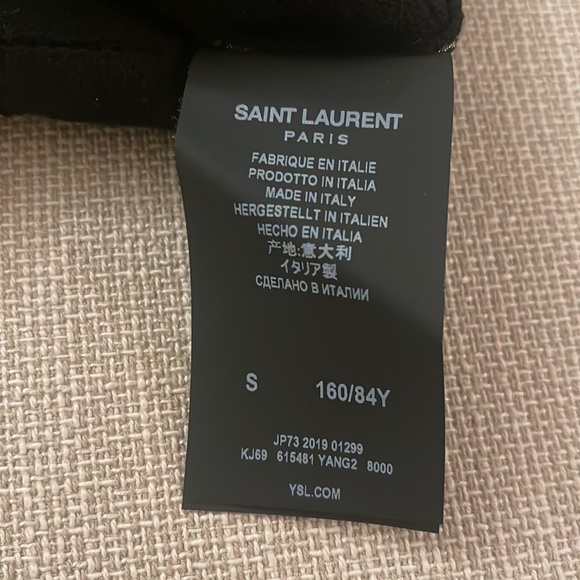 Saint Laurent Paris . New! Stylish women's jumper covered with shiny bronze - Picture 4 of 5